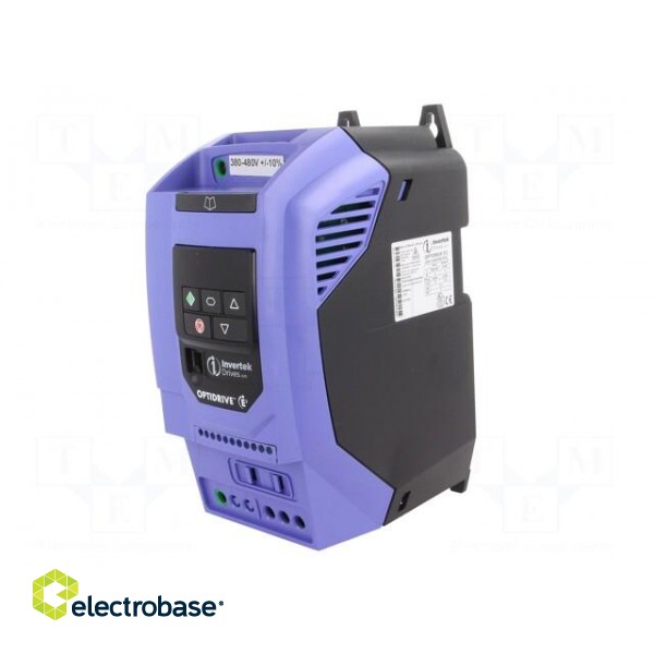 Vector inverter | Max motor power: 2.2kW | Out.voltage: 3x400VAC image 2