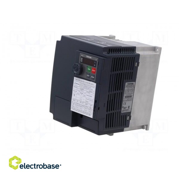 Vector inverter | Max motor power: 4kW | Out.voltage: 3x380VAC image 3