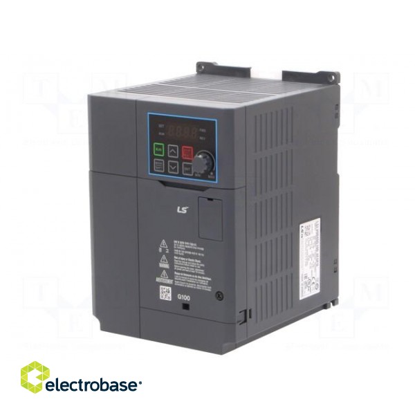 Vector inverter | 4kW | 3x400VAC | 3x380÷480VAC | 0÷12VDC | IN: 5 | 9.3A image 2