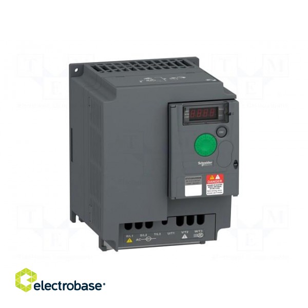 Vector inverter | 5.5kW | 3x400VAC | 3x380÷460VAC | 0÷10V | IN: 4 | IP20