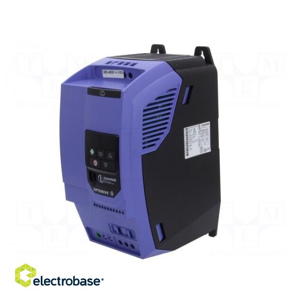 Vector inverter | 5.5kW | 3x400VAC | 3x380÷480VAC | 0÷10V | IN: 4 | 14A image 2