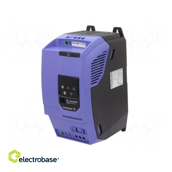 Vector inverter | Max motor power: 7.5kW | Out.voltage: 3x400VAC image 2