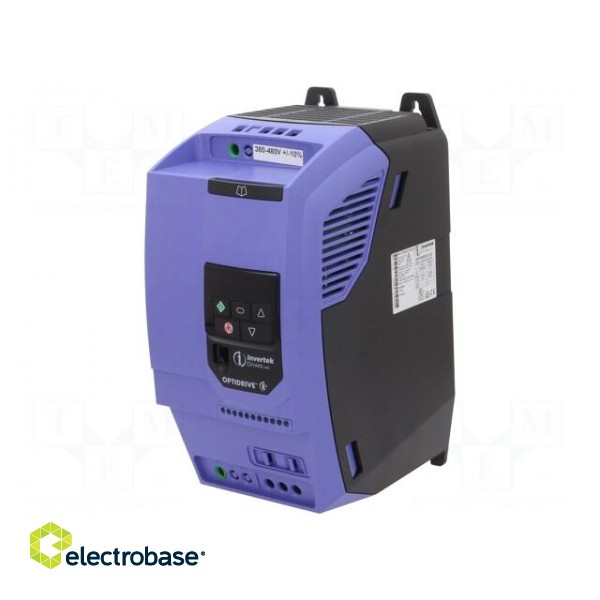 Vector inverter | 7.5kW | 3x400VAC | 3x380÷480VAC | 0÷10V | IN: 4 | 18A image 1