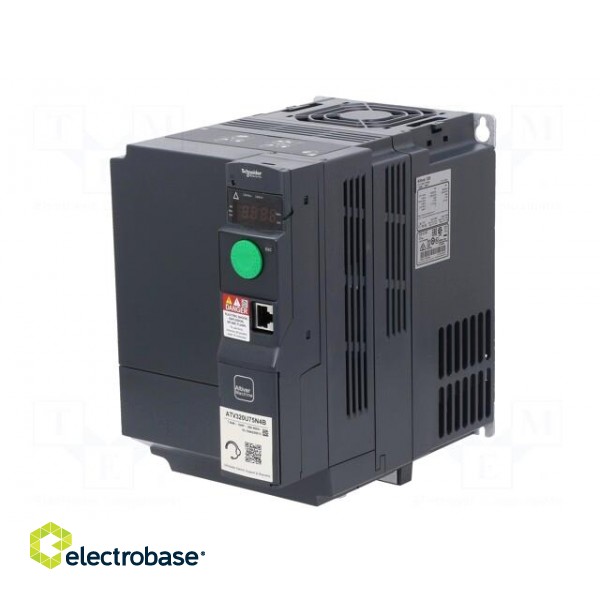 Vector inverter | 7.5kW | 3x400VAC | 3x380÷500VAC | 0÷10V | IN: 9 | 17A image 3