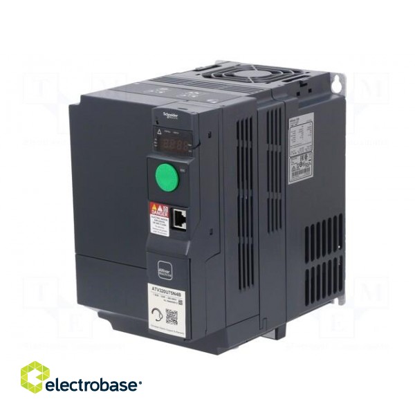 Vector inverter | 7.5kW | 3x400VAC | 3x380÷500VAC | 0÷10V | IN: 9 | 17A image 1