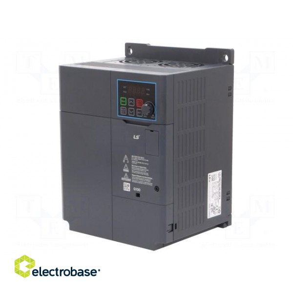 Vector inverter | Max motor power: 7.5kW | Out.voltage: 3x400VAC фото 1