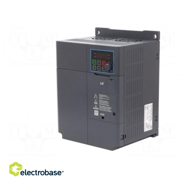 Vector inverter | Max motor power: 7.5kW | Out.voltage: 3x400VAC фото 2