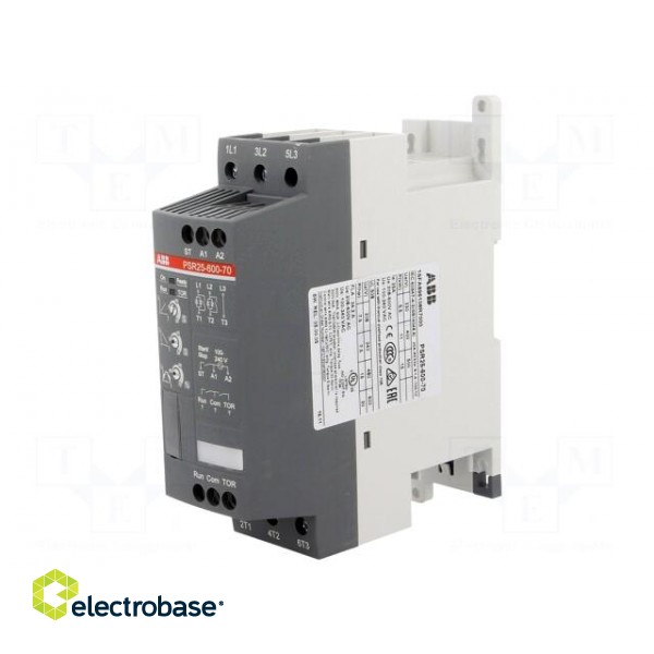 Module: soft-start | Usup: 208÷600VAC | for DIN rail mounting | 11kW image 1