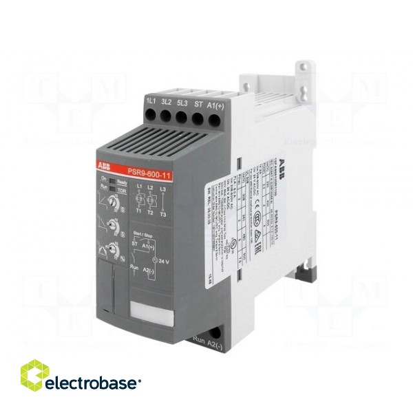 Module: soft-start | Usup: 208÷600VAC | DIN | 24VDC | 4kW | Ucntrl: 24VAC image 1