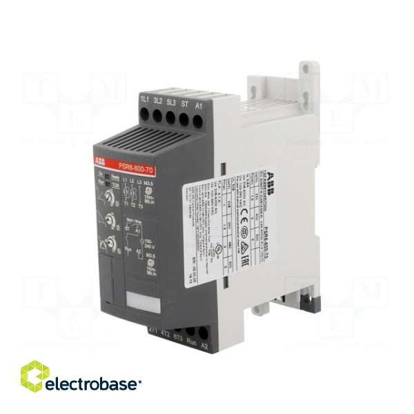 Module: soft-start | Usup: 208÷600VAC | for DIN rail mounting | 3kW image 1
