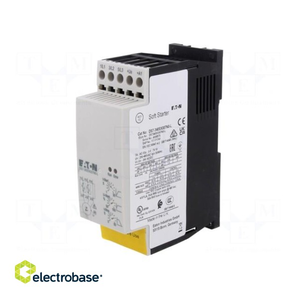 Module: soft-start | Usup: 230÷480VAC | for DIN rail mounting | 3kW