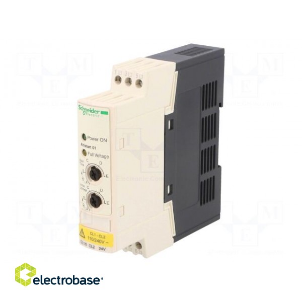 Module: soft-start | Usup: 230VAC | for DIN rail mounting | 0.75kW image 1