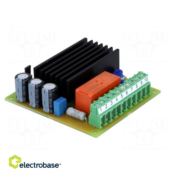 DC-motor driver | for building in | Imax: 12A | 65x75x30mm | 10÷35VDC image 8