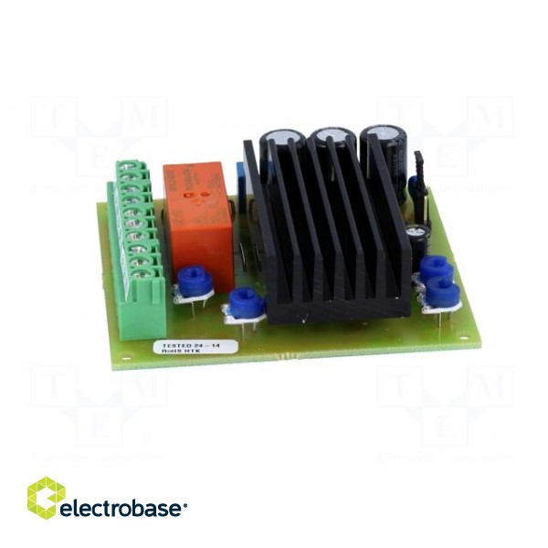 DC-motor driver | for building in | Imax: 12A | 65x75x30mm | 10÷35VDC image 3
