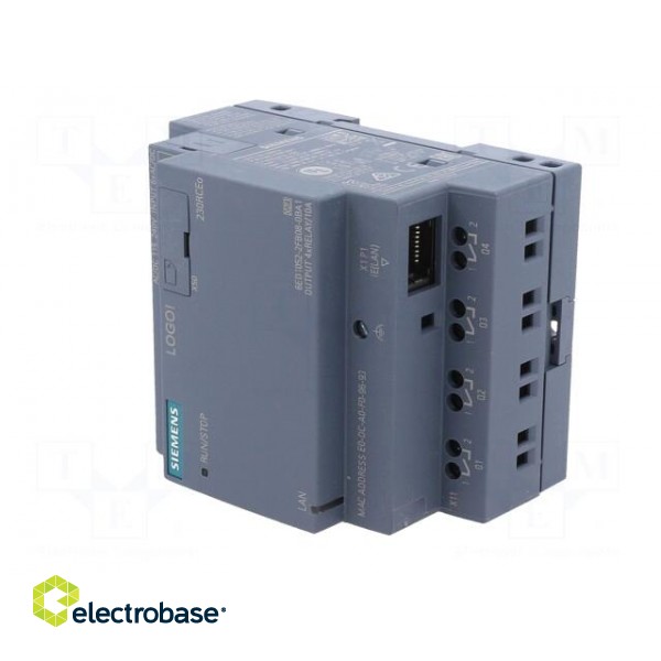 Programmable relay | 10A | IN: 8 | Analog in: 0 | Analog.out: 0 | OUT: 4 image 2