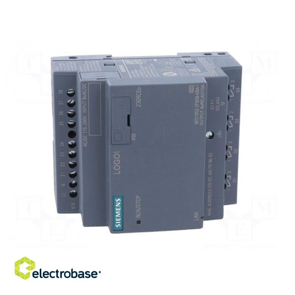 Programmable relay | 10A | IN: 8 | Analog in: 0 | Analog.out: 0 | OUT: 4 image 9