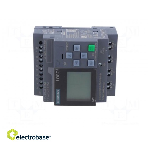 Programmable relay | 10A | IN: 8 | Analog in: 4 | Analog.out: 0 | OUT: 4 фото 2