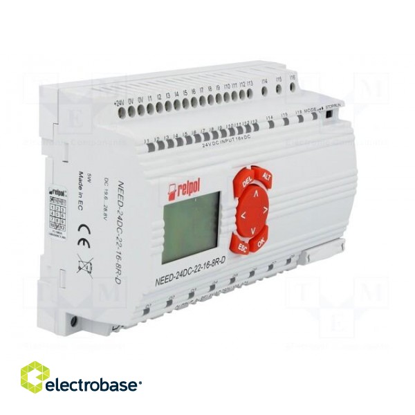 Programmable relay | OUT1: 250VAC/10A | IN: 16 | Anal.in: 3 | OUT: 8 paveikslėlis 8