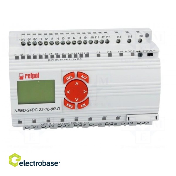 Programmable relay | OUT1: 250VAC/10A | IN: 16 | Anal.in: 3 | OUT: 8 paveikslėlis 9