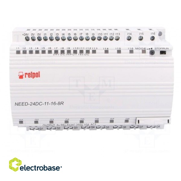 Programmable relay | OUT1: 250VAC/10A | IN: 16 | Anal.in: 3 | OUT: 8 paveikslėlis 9