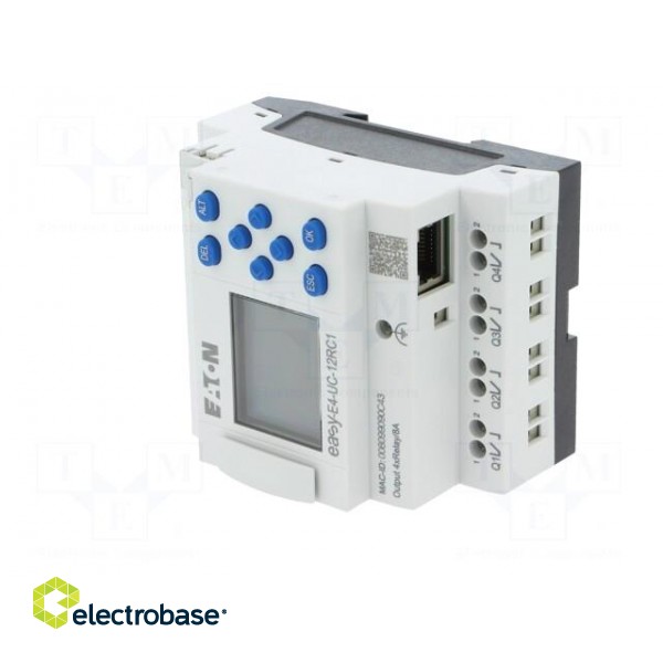 Programmable relay | 8A | IN: 8 | Analog in: 4 | Analog.out: 0 | OUT: 4 фото 2