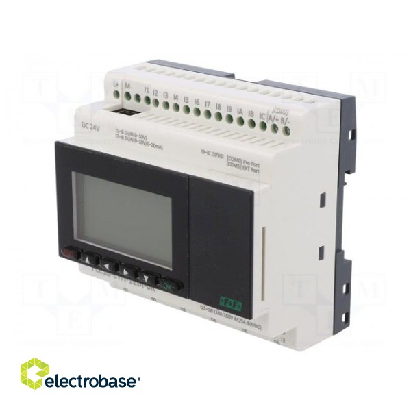 Programmable relay | IN: 12 | Analog in: 6 | OUT: 6 | OUT 1: relay | FLC paveikslėlis 1