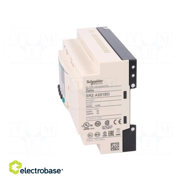Programmable relay | IN: 12 | Anal.in: 2 | OUT: 8 | OUT 1: relay | 24VDC фото 3