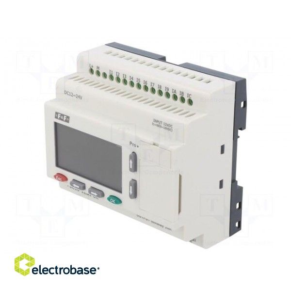 Programmable relay | IN: 12 | Analog in: 6 | OUT: 6 | OUT 1: relay | FLC фото 1