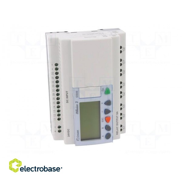 Programmable relay | IN: 12 | OUT: 8 | OUT 1: relay | 24VDC | DIN | IP20 image 7