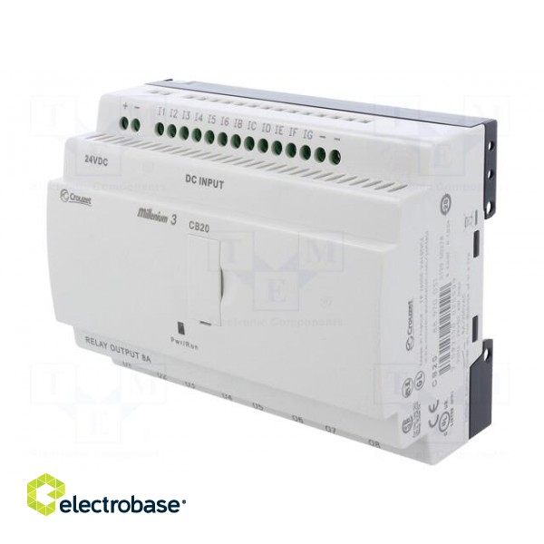Programmable relay | IN: 12 | OUT: 8 | OUT 1: relay | IN 1: digital | IP20 фото 1