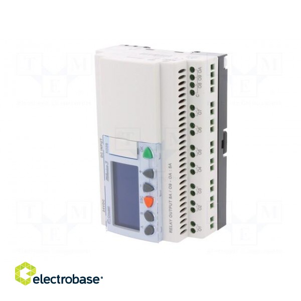 Programmable relay | IN: 16 | Anal.in: 6 | OUT: 10 | OUT 1: relay | 24VDC фото 2