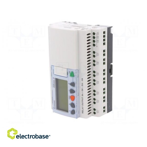 Programmable relay | IN: 16 | OUT: 10 | OUT 1: relay | 24VDC | DIN | IP20 фото 2