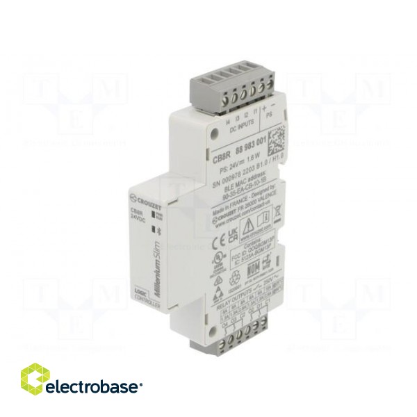 Programmable relay | IN: 4 | OUT: 4 | OUT 1: relay | Millenium Slim фото 1
