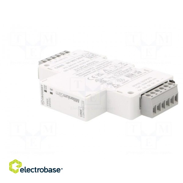 Programmable relay | IN: 4 | OUT: 4 | OUT 1: SSR | Millenium Slim | IP20 фото 2