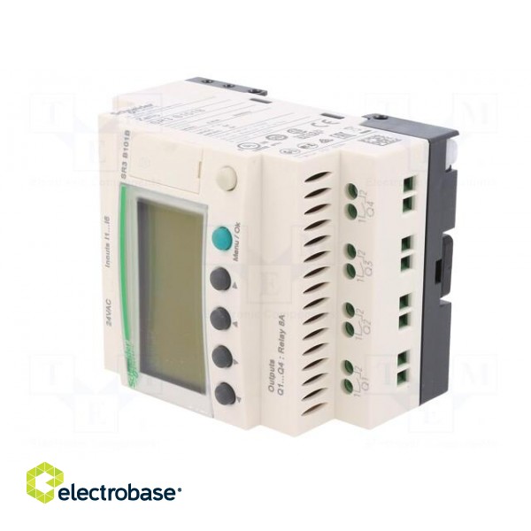 Programmable relay | IN: 6 | Analog in: 0 | OUT: 4 | OUT 1: relay | IP20 фото 2