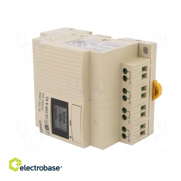 Programmable relay | IN: 6 | OUT: 4 | OUT 1: relay | ZEN-10C | IP20 image 2