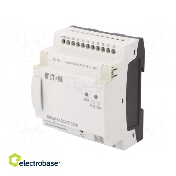 Programmable relay | IN: 8 | Analog in: 4 | Analog.out: 0 | OUT: 4 | 24VDC image 1