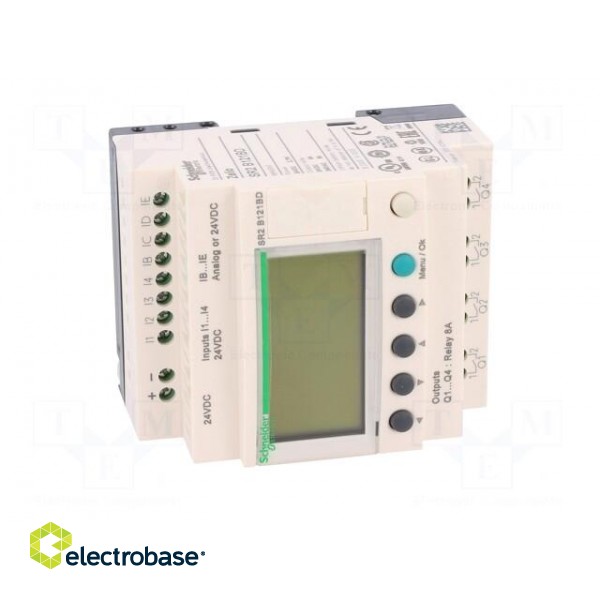 Programmable relay | IN: 8 | Anal.in: 4 | OUT: 4 | OUT 1: relay | 24VDC фото 9