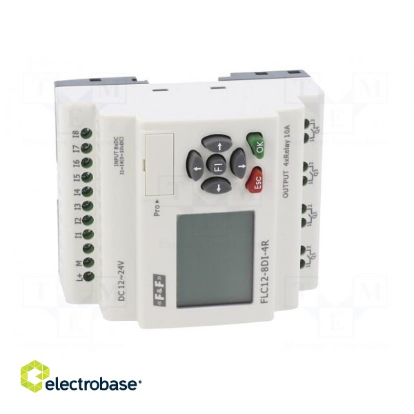 Programmable relay | IN: 8 | Analog in: 4 | OUT: 4 | OUT 1: relay | FLC фото 9