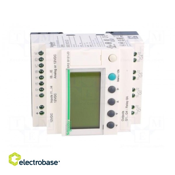 Programmable relay | IN: 8 | Anal.in: 4 | OUT: 4 | OUT 1: relay | 12VDC фото 9