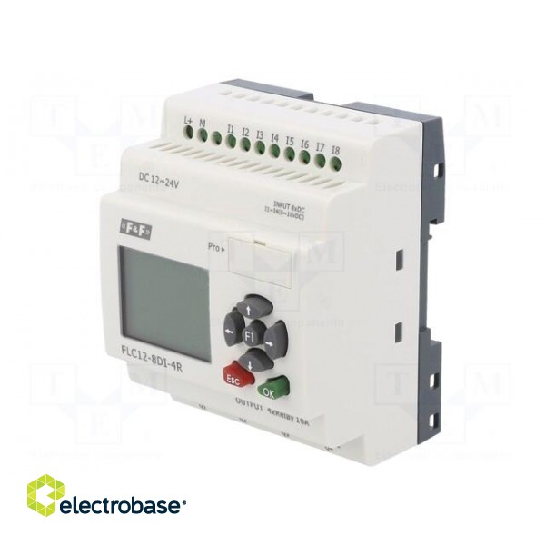 Programmable relay | IN: 8 | Analog in: 4 | OUT: 4 | OUT 1: relay | FLC image 1