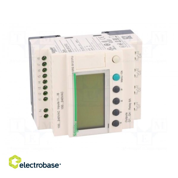 Programmable relay | IN: 8 | Anal.in: 0 | OUT: 4 | OUT 1: relay | DIN | IP20 image 9