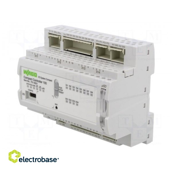 Programmable relay | IN: 8 | Analog in: 2 | Analog.out: 2 | OUT: 4 | 24VDC image 1