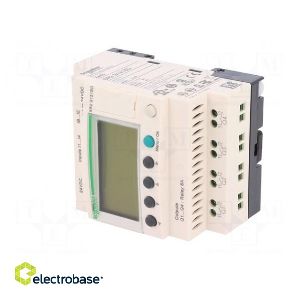 Programmable relay | IN: 8 | Analog in: 4 | OUT: 4 | OUT 1: relay | IP20 image 2