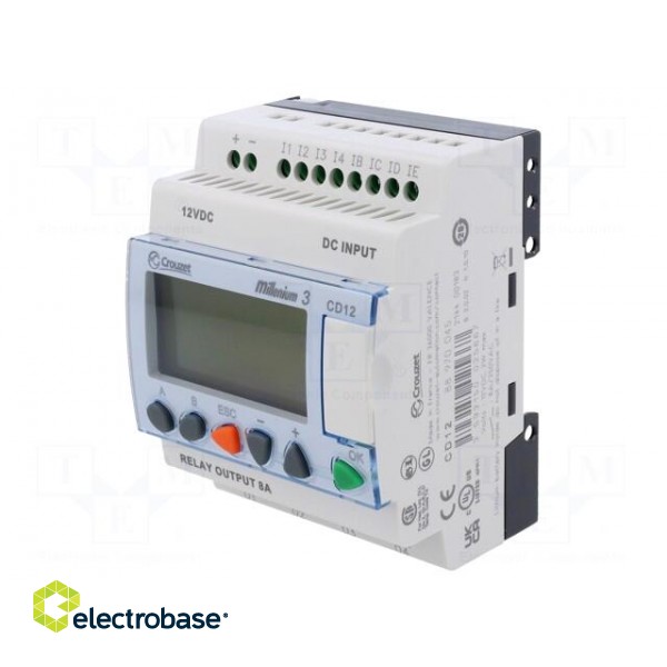Programmable relay | IN: 8 | OUT: 4 | OUT 1: relay | IN 1: digital | IP20 paveikslėlis 1
