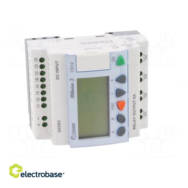 Programmable relay | IN: 8 | OUT: 4 | OUT 1: relay | 24VDC | DIN | IP20 фото 9