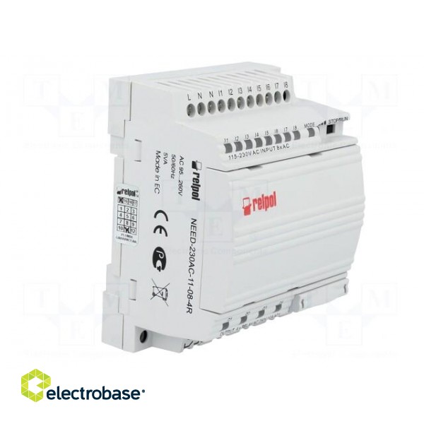 Programmable relay | OUT1: 250VAC/10A | IN: 8 | Anal.in: 2 | OUT: 4 | DIN фото 8