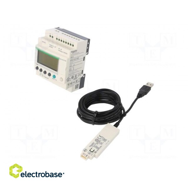 Programmable relay | 24VDC | DIN | Zelio Logic | -20÷40°C | V: Compact paveikslėlis 1