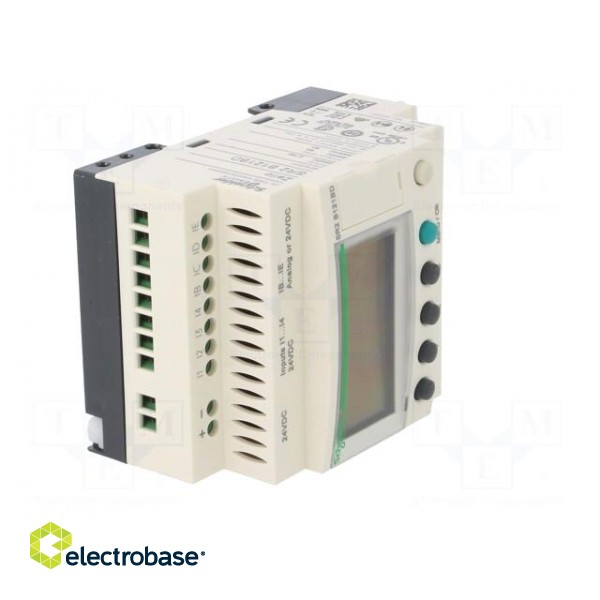 Programmable relay | 24VDC | DIN | Zelio Logic | -20÷40°C | V: Compact image 9