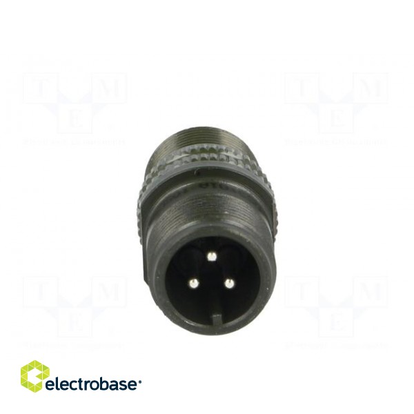 Connector: circular | Series: DS/MS | plug | male | PIN: 3 | for cable фото 9